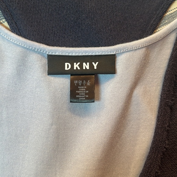 DKNY 2 layer summer maxi dress.  Size L - Picture 3 of 5